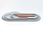 Ceramic pen holder CERAMIC FEELD by Moustache design Benjamin Graindorge: 