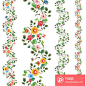 psefan.com-Watercolor summer flower decoration card  - PS饭团网