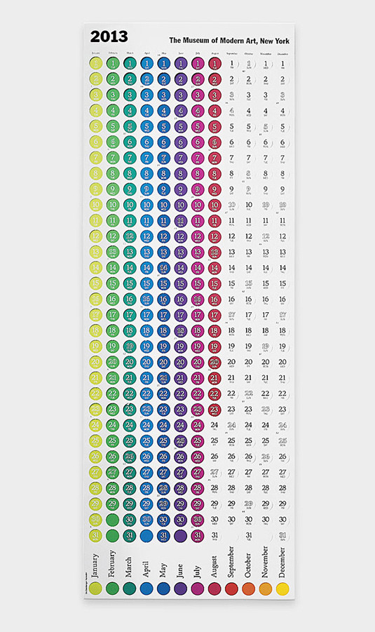 国外创意日历：令人惊叹的2013年日历设...