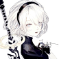 #女の子 2b - 千涼子的插画