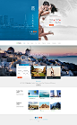 Travel Agency - Multipurpose Booking PSD Template by DaJyDesigns