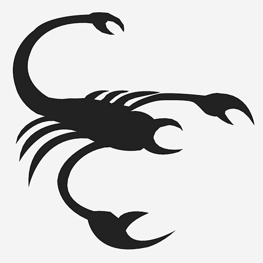 天蝎座星座蝎子图标88icon