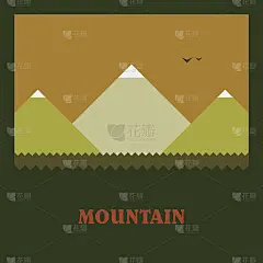 矢量海报:山
