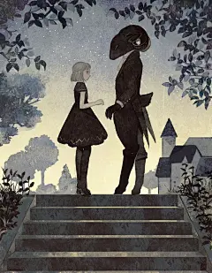 精灵的世界 日本插画师 Rtono ... 来自CG插画控 - 微博