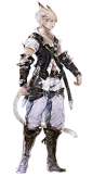 Miqo'te Male in Initial Gear