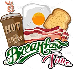 早餐,汽车旅馆,简单,饮料,华丽的,菜单,熏猪肉,咖啡