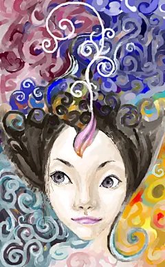 劉露然  的插画 梦忆往昔