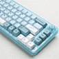 GMK Iceberg Theme Key Cap Set-125 PCS, XDA Keycap Set, Mechanical Keyboard Accessories, Keyboard Decoration, Dye-sub Key Cap, Gift For Him.