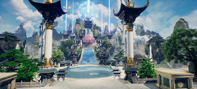 仙侠场景-花瓣网