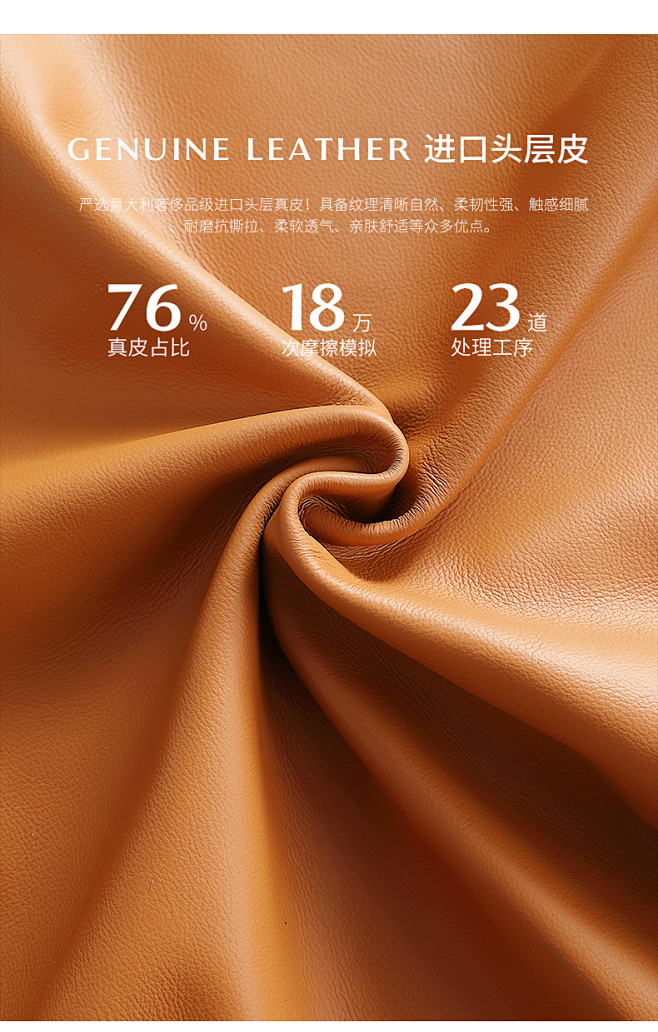 现代简约真皮沙发进口头层牛皮客厅小户型三...