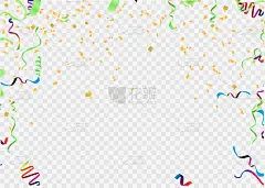 为生日，周年纪念，庆祝派对装饰的彩色气球向量。矢量插图EPS10