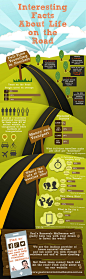 Interesting Facts About Life on the Road Infographic