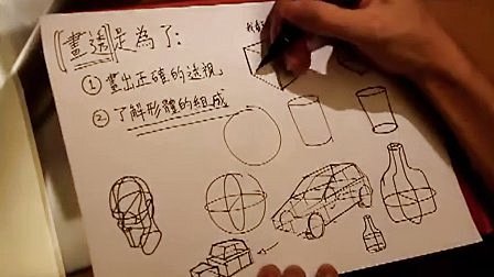 手绘系列基础教学视频——教学 练习画透视...