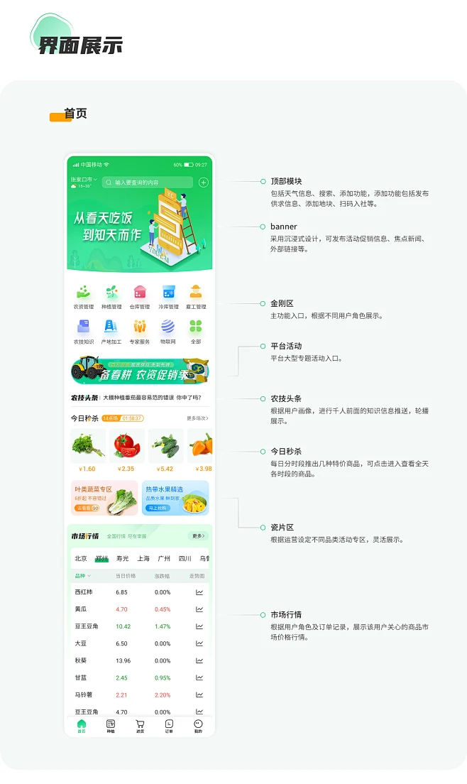 智慧农业APP改版-APP-UICN用户体验设计平台-花瓣网