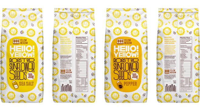 HELLO! YELLOW!种子品牌包装...