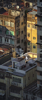 香港，密集居民楼的屋顶 ｜Romain Jacquet-Lagrèze ​​​​ - 人文摄影 - CNU视觉联盟
