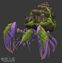 ·【幻想神域】M077 寄居蟹-怪物模型-微元素Element3ds - Powered by Discuz!