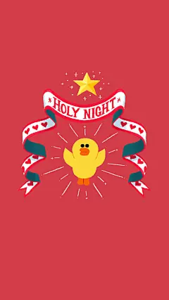 圣诞快乐~！ LINE 换不完的手机壁纸..