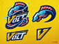 VOLT Electric Eel Mascot Logo brand identity icon logo logo design logotype logodesign lettering team logo twitch vector gaming sportslogo gaming logo illustration bold branding esports