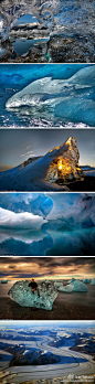 [] 第一绿色旅游#旅途风景#冰岛一向被世人称为冰与火的国家，火山与冰川就是这个国家的名片。德国两位摄影师在冰岛用相机记录了这个冰雪世界的纯净之美，一幅幅精彩的摄影作品展示了冰岛冷酷的一面，大自然的鬼斧神工造就了这个神奇的世界。来自:新浪微博