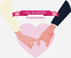 手拉手免抠素材_新图网 https://ixintu.com 卡通 手拉手 手牵手 手绘