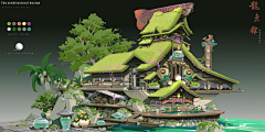 迷人的撒哈拉采集到原画建筑