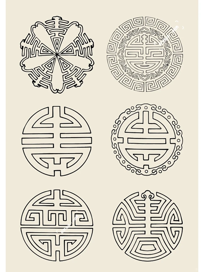 中国纹样.寿字纹