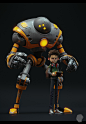 Don't look for him!, . Pixivore . : Personal project - a boy controlling a robot