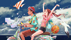 水煮划水菜采集到H_帅气的画