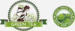 高山绿茶 创意素材