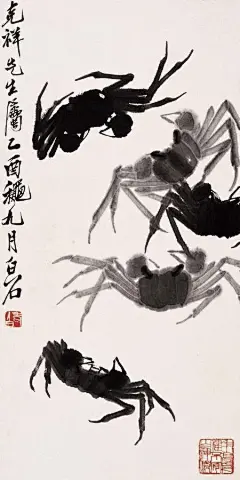 鱼，虾，蟹 | 齐白石