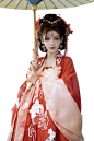 张予馨古风立绘，都是自己扣的，采集需关注，注明椰粥呀