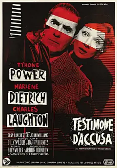 控方证人 Witness for the Prosecution 海报