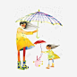 打伞的女孩 免费下载 页面网页 平面电商 创意素材