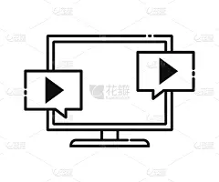计算机,线图标,申请表,商务,药丸,技术,模板,现代,计算机软件,液晶显示