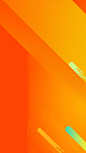 橙色扁平H5背景，来自爱设计http://www.asj.com.cn