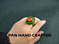定制 招财蛙 独特个性 原创设计师纯手工制作牛皮眼球戒指指环男女礼物 新款 2013
