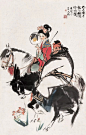 一位创作“小人书”的“大画家”（120幅）_刘旦宅 : 解放后，刘旦宅在家乡已小有名气，1951年到上海，为私营大中国图画出版社画书籍插图、教学挂图等，亦作连环画。 一生给世人留下很多作品，1953年他完成了首部连环画“马专员审案”，1954年第…