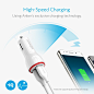 Amazon.com: Anker 24W Dual USB Car Charger, PowerDrive 2 for iPhone 7 / 6s / Plus, iPad Pro / Air 2 / mini, Galaxy S7 / S6 / Edge / Plus, Note 5 / 4, LG, Nexus, HTC and More: Cell Phones & Accessories