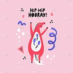 斯堪的纳维亚半岛,后腿站立,舞蹈,背景,卡通,衣服,文字,种马,马