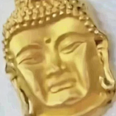 皱眉 苦脸 表情包 金佛