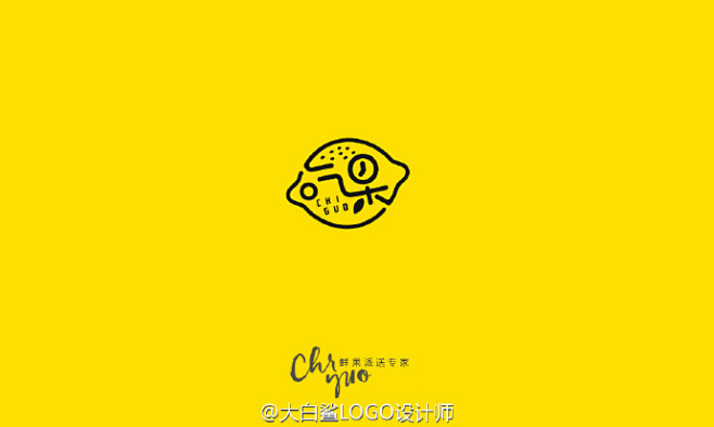 #LOGO设计# 鲜果派送logo设计“...