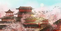古风美景插画 | 人间好时节