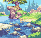 Pixel art nature