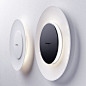 Lunaire wall fixtures by FontanaArte