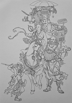 翻翻翻萝卜~采集到画：连环画