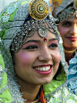 Haryanvi girl in traditional dress.