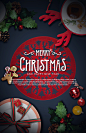 姜饼小人 装饰挂件 精美礼盒 圣诞促销海报设计PSD tid256t000019