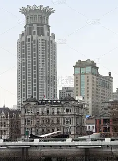 外滩,上海,上海环球金融中心,挡土墙,黄浦区,浦东,垂直画幅,水,天空,留白