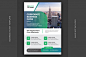 Premium Vector | Corporate business flyer template